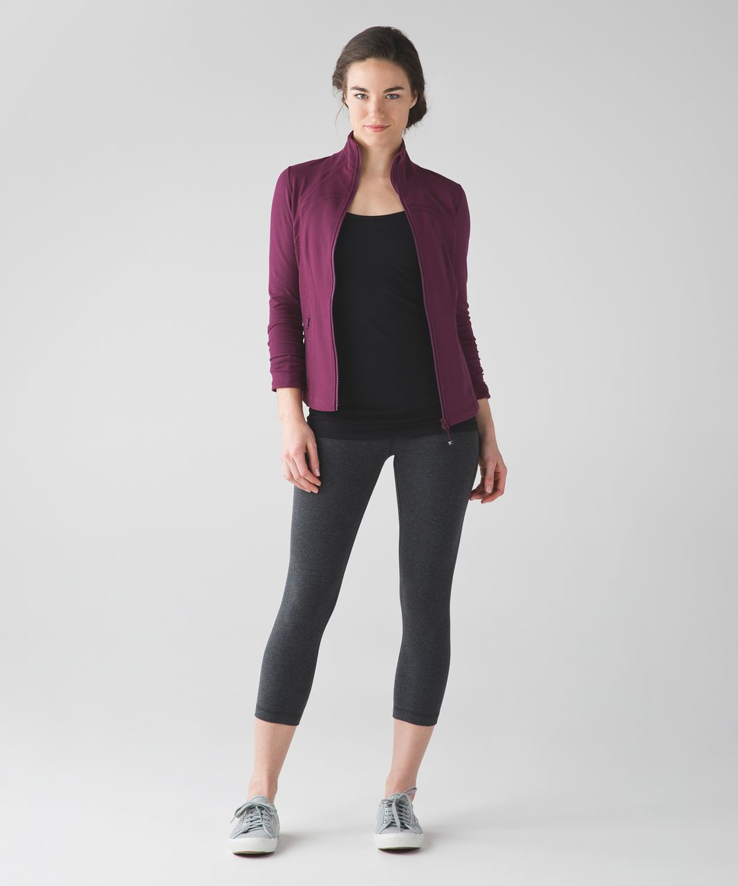 Lululemon Define Jacket (Exhale) - Red Grape