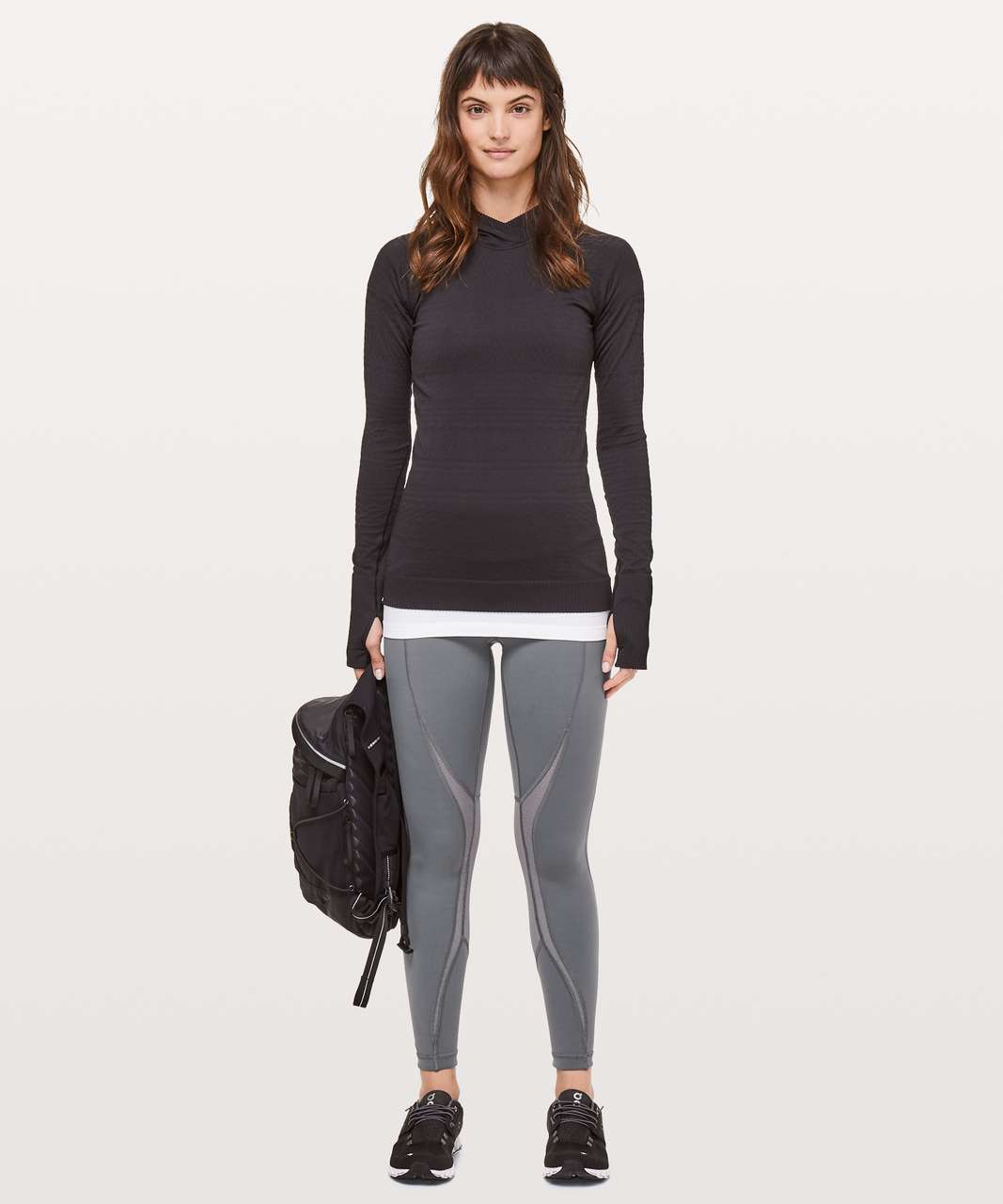 Lululemon Run Smoothly 7/8 Tight *25" - Titanium