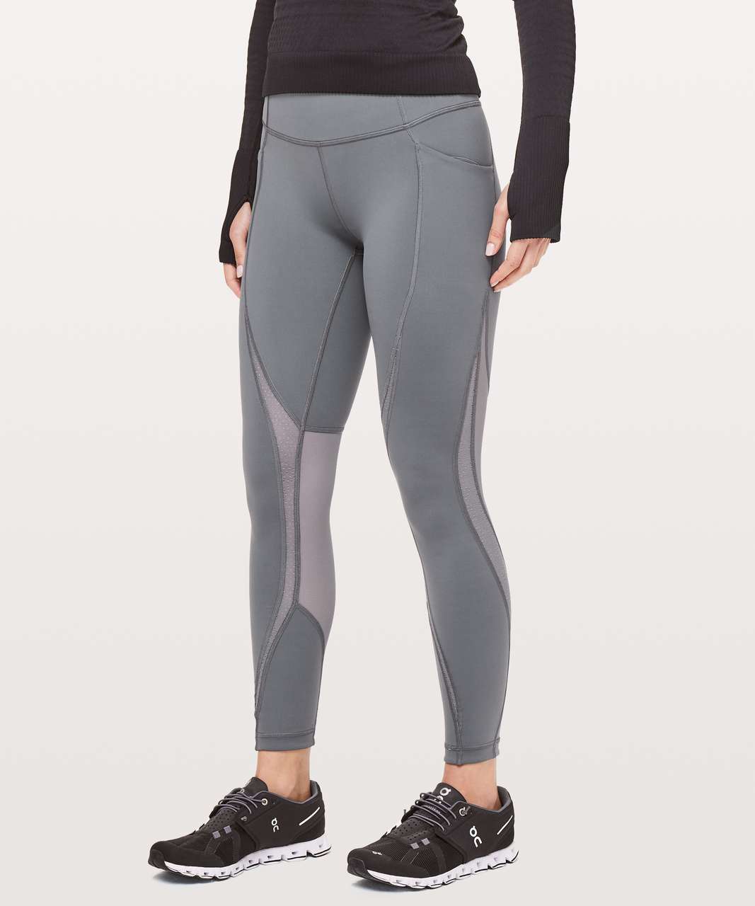 Lululemon Run Smoothly 7/8 Tight *25" - Titanium