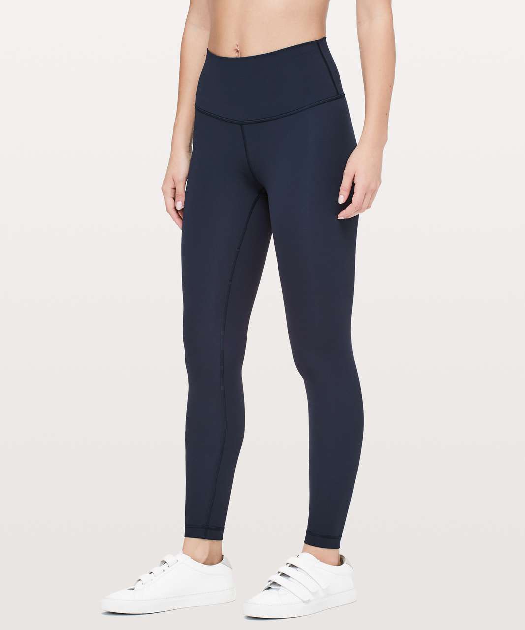 Lululemon Wunder Under Hi-Rise 7/8 Tight *25 - Variegated Knit Brushed Luon  Black Heathered Black - lulu fanatics