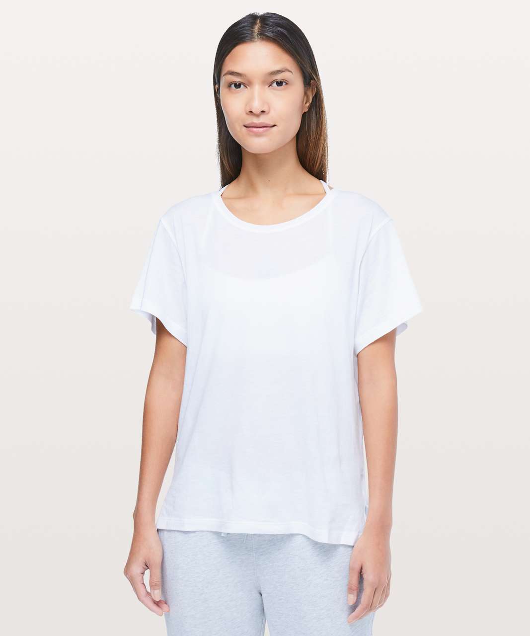 Lululemon Jericho Crew Short Sleeve *Light - White