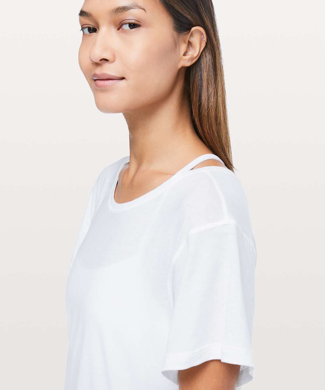 Lululemon Jericho Crew Short Sleeve *Light - White