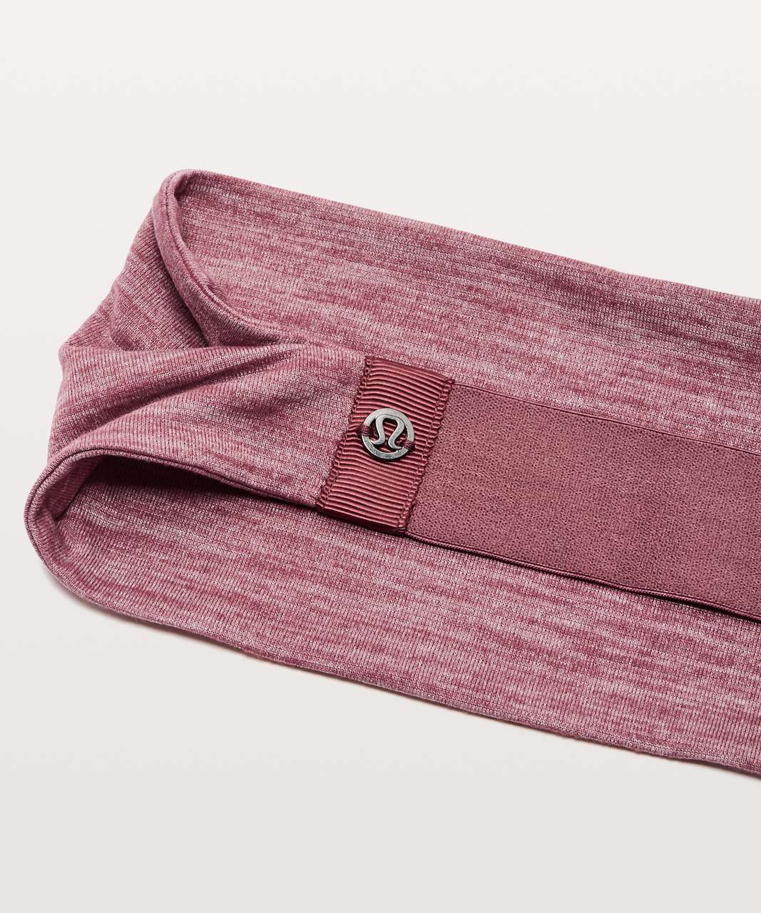 Lululemon Fringe Fighter Headband - Heathered Misty Merlot