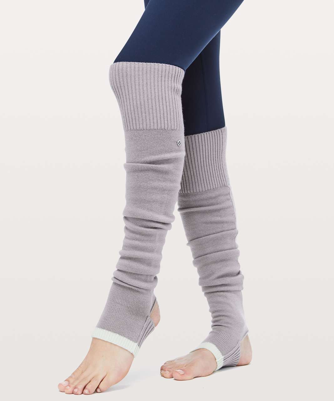 Lululemon Evolution Leg Warmers - Dark Chrome / Angel Wing - lulu fanatics