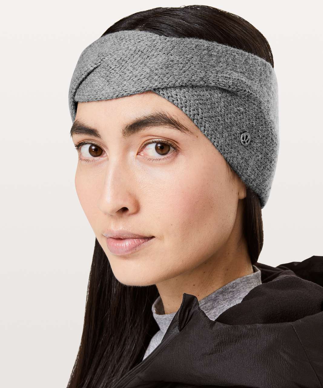 Lululemon Twisted Bliss Earwarmer - Heathered Medium Grey