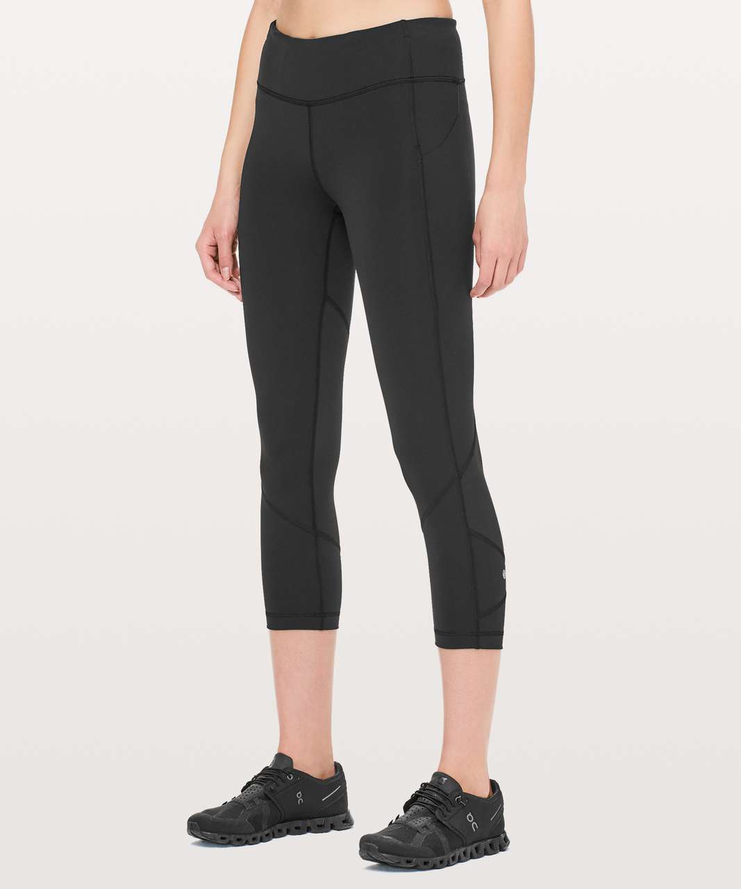 LULULEMON PACE RIVAL Crop Black size 4 £15.00 - PicClick UK