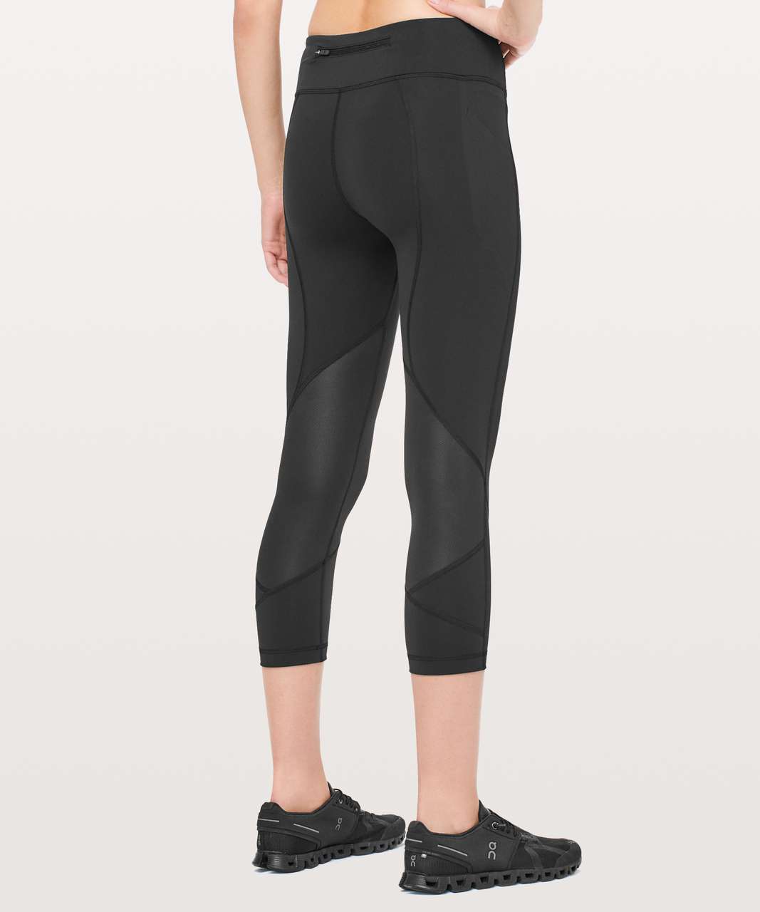 6] Lululemon Pace Rival Crop 22” (high rise version) Graphite Grey, Women's  Fashion, Activewear on Carousell