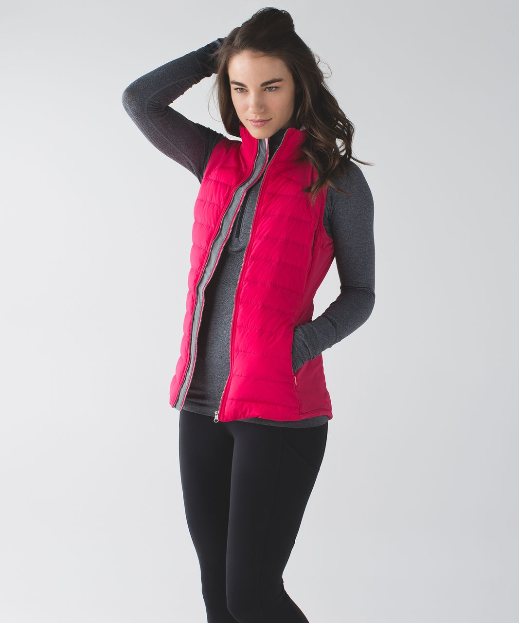 Lululemon Fluffed Up Vest - Boom Juice / Bleached Coral