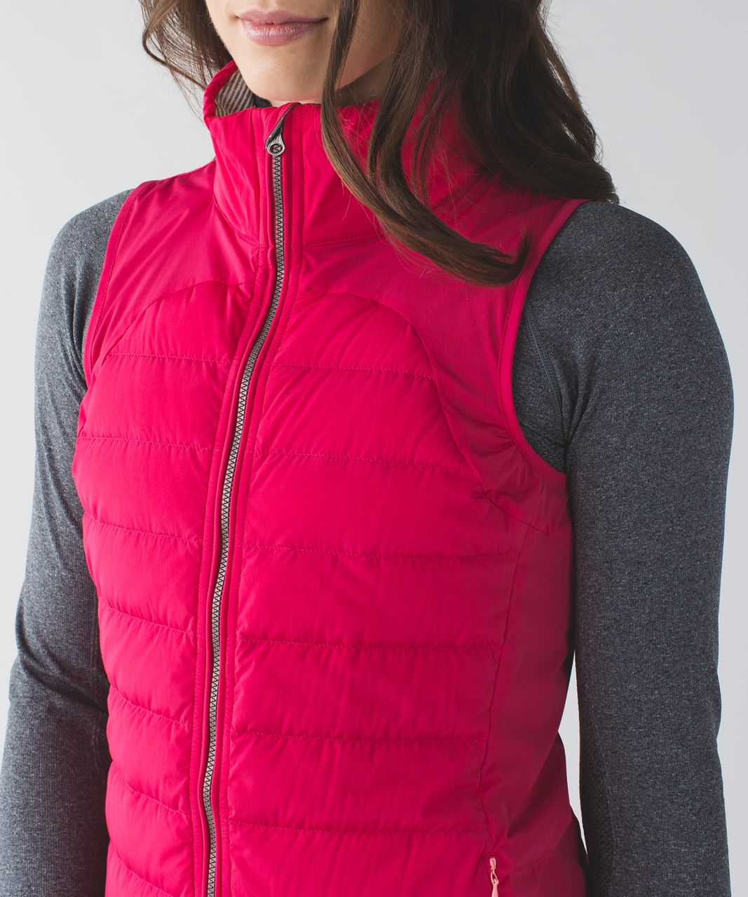 Lululemon Fluffed Up Vest - Boom Juice / Bleached Coral