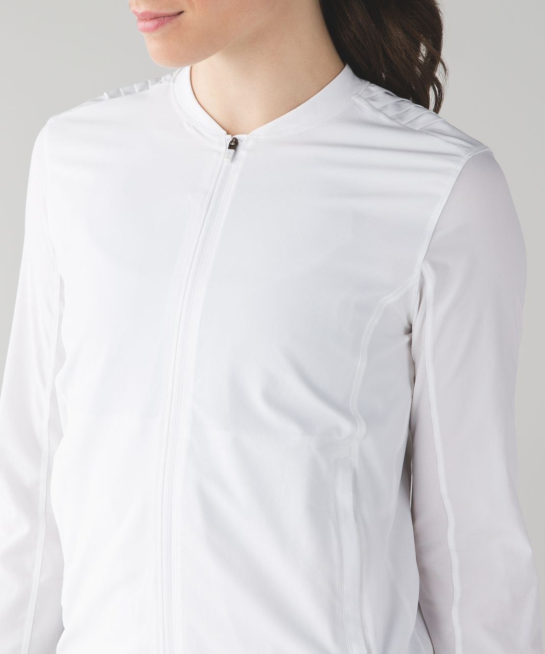 Lululemon Find Your Bliss Jacket - White - lulu fanatics