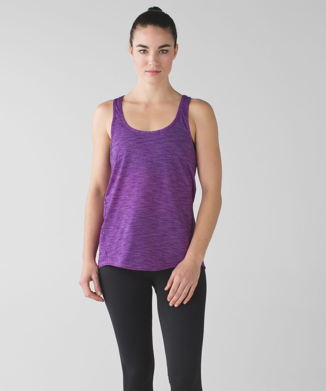 Lululemon Salute the Sun Tank - Heathered Tender Violet