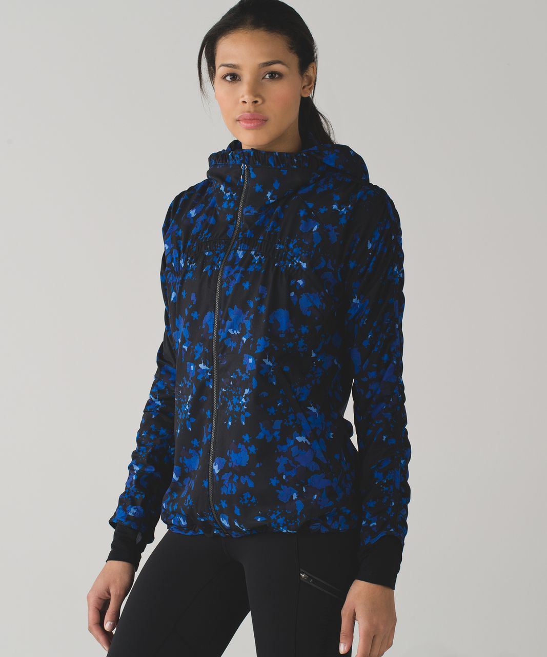 Lululemon Gather Me Slightly Jacket - Dandy Digie Porcelaine Black