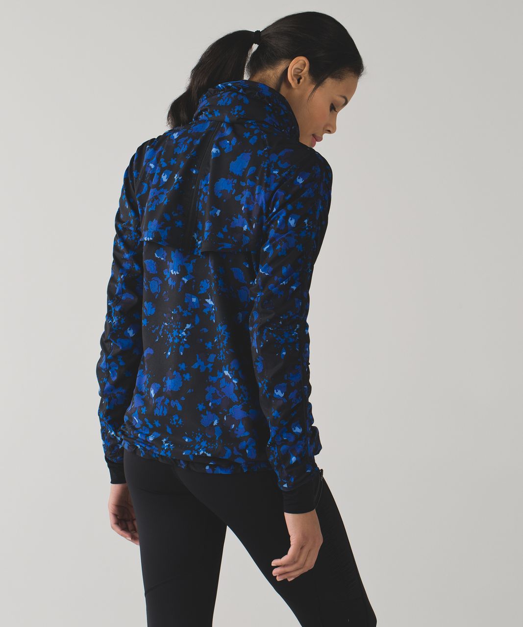 Lululemon Gather Me Slightly Jacket - Dandy Digie Porcelaine Black