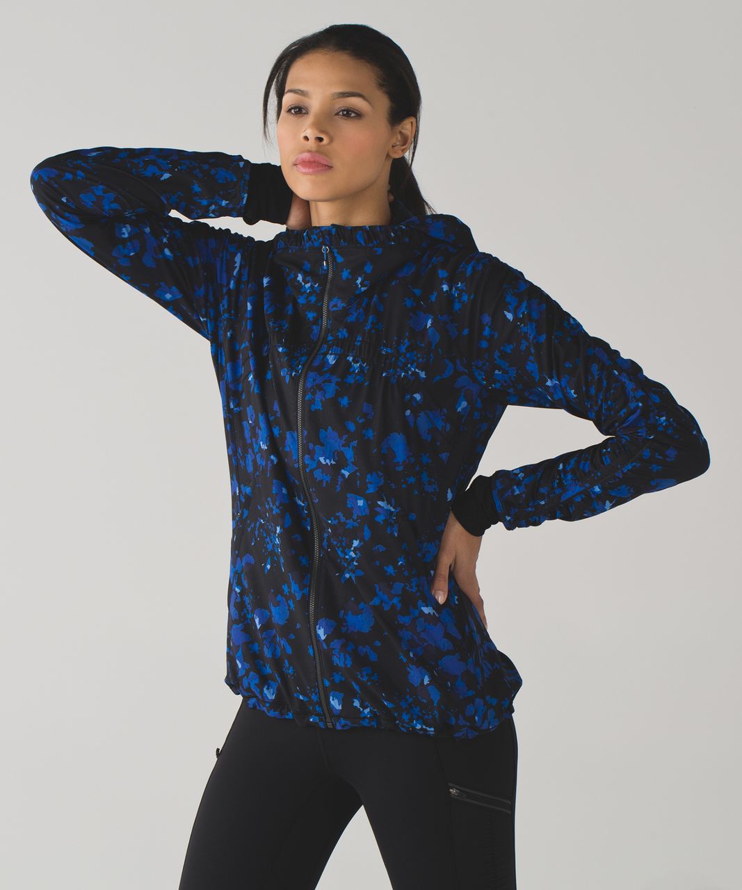 Lululemon Gather Me Slightly Jacket - Dandy Digie Porcelaine Black