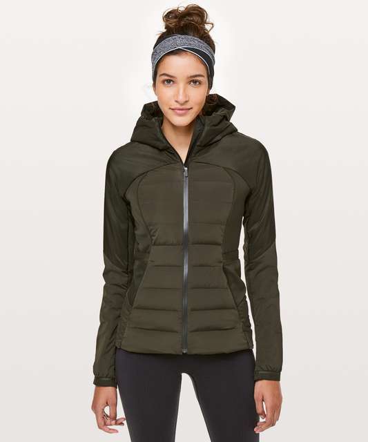 Lululemon Down For It All Jacket - Dark Chrome - lulu fanatics