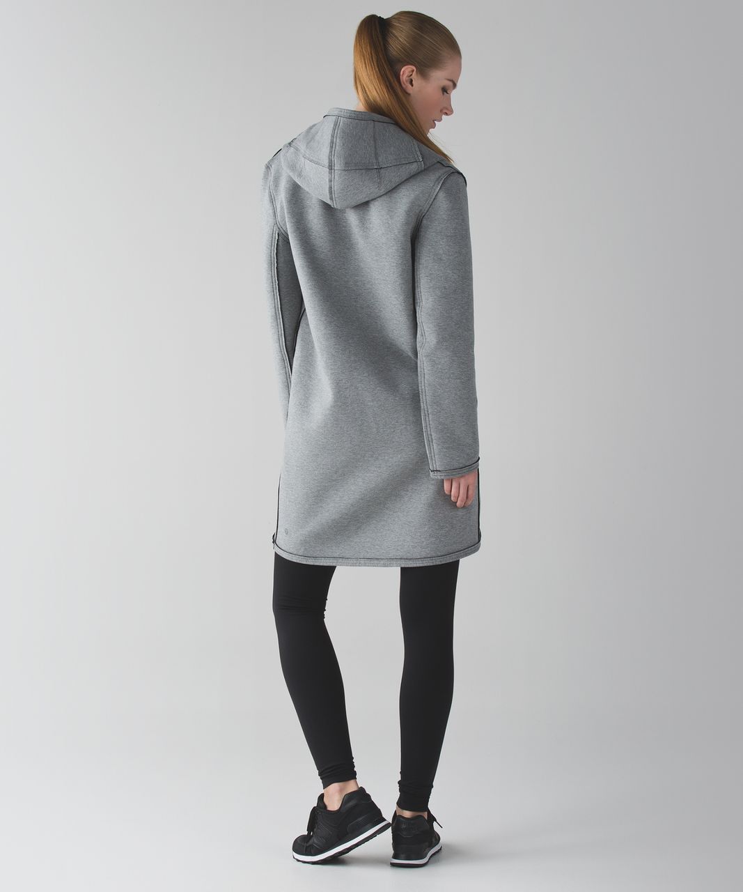 Lululemon &go When Youre Cold Wrap - Heathered Medium Grey / Black