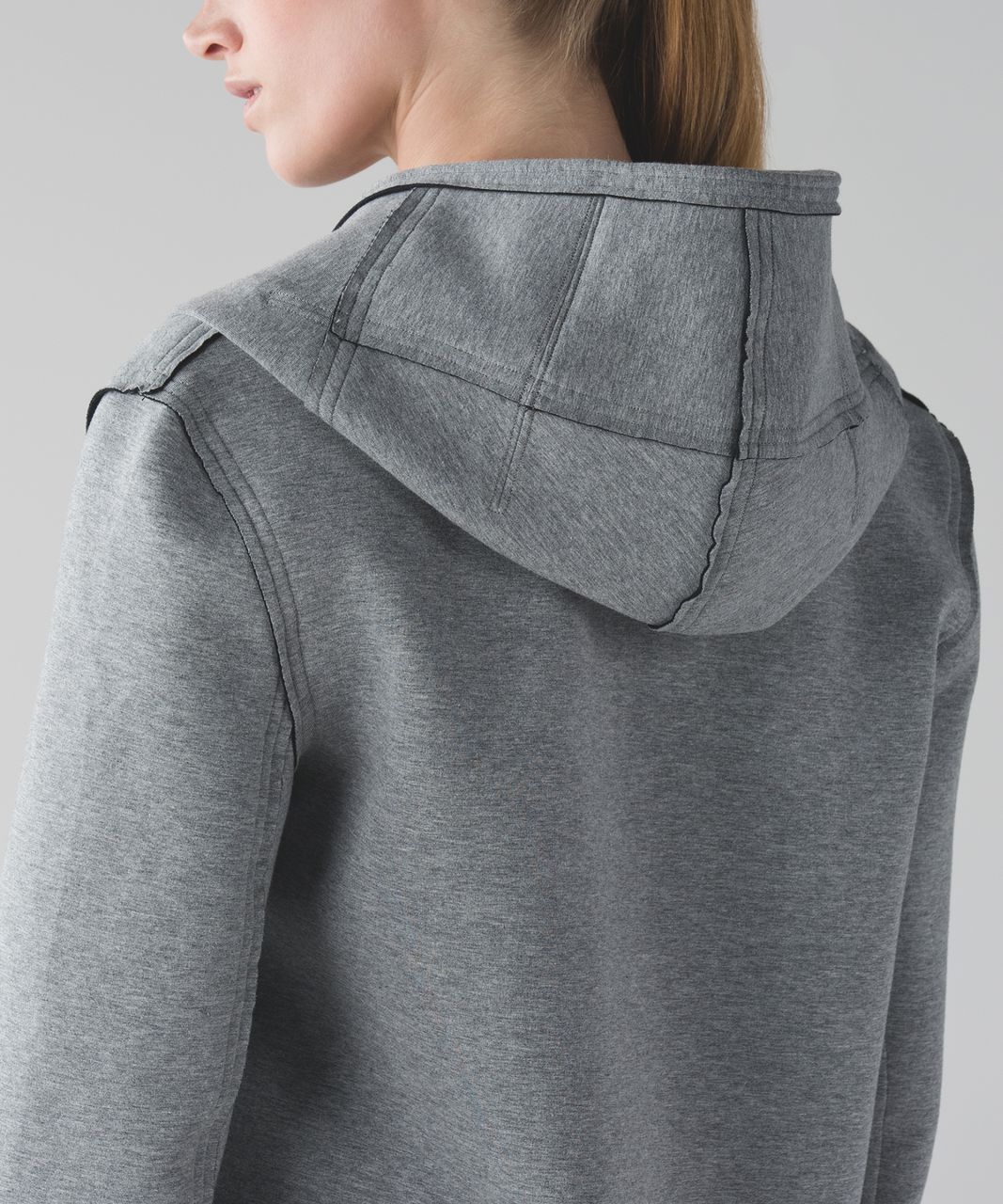 Lululemon &go When Youre Cold Wrap - Heathered Medium Grey / Black