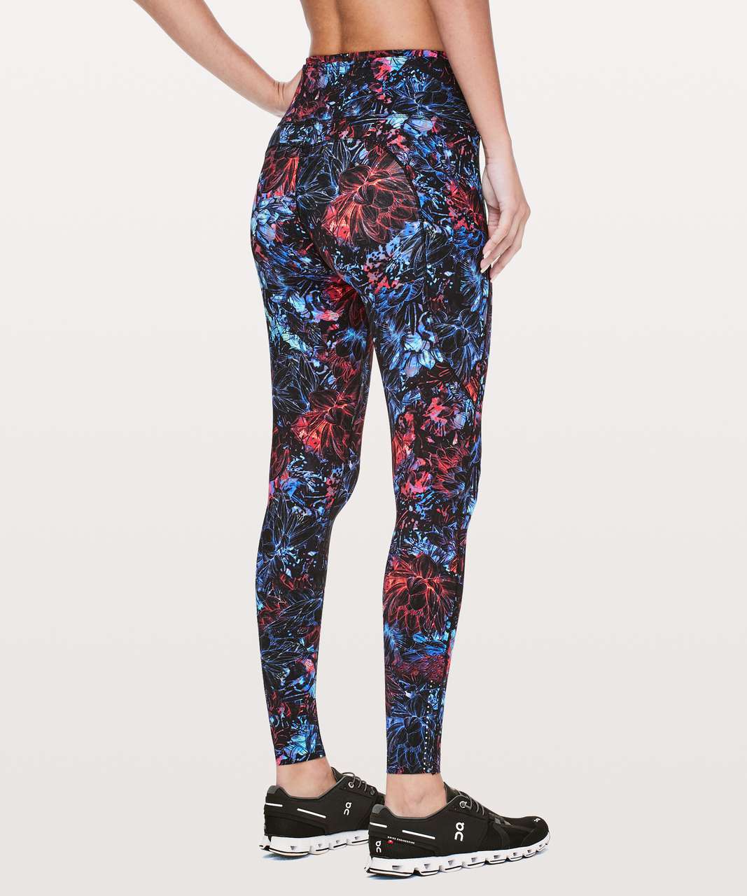 Lululemon Fast & Free Full Length Tight *Nulux 28" - Neon Blossom Multi