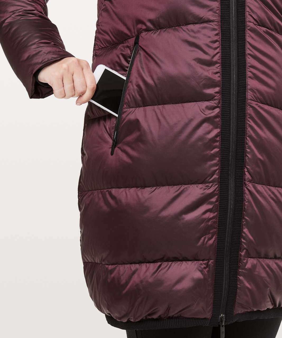 Lululemon Cloudscape Long Jacket - Dark Adobe