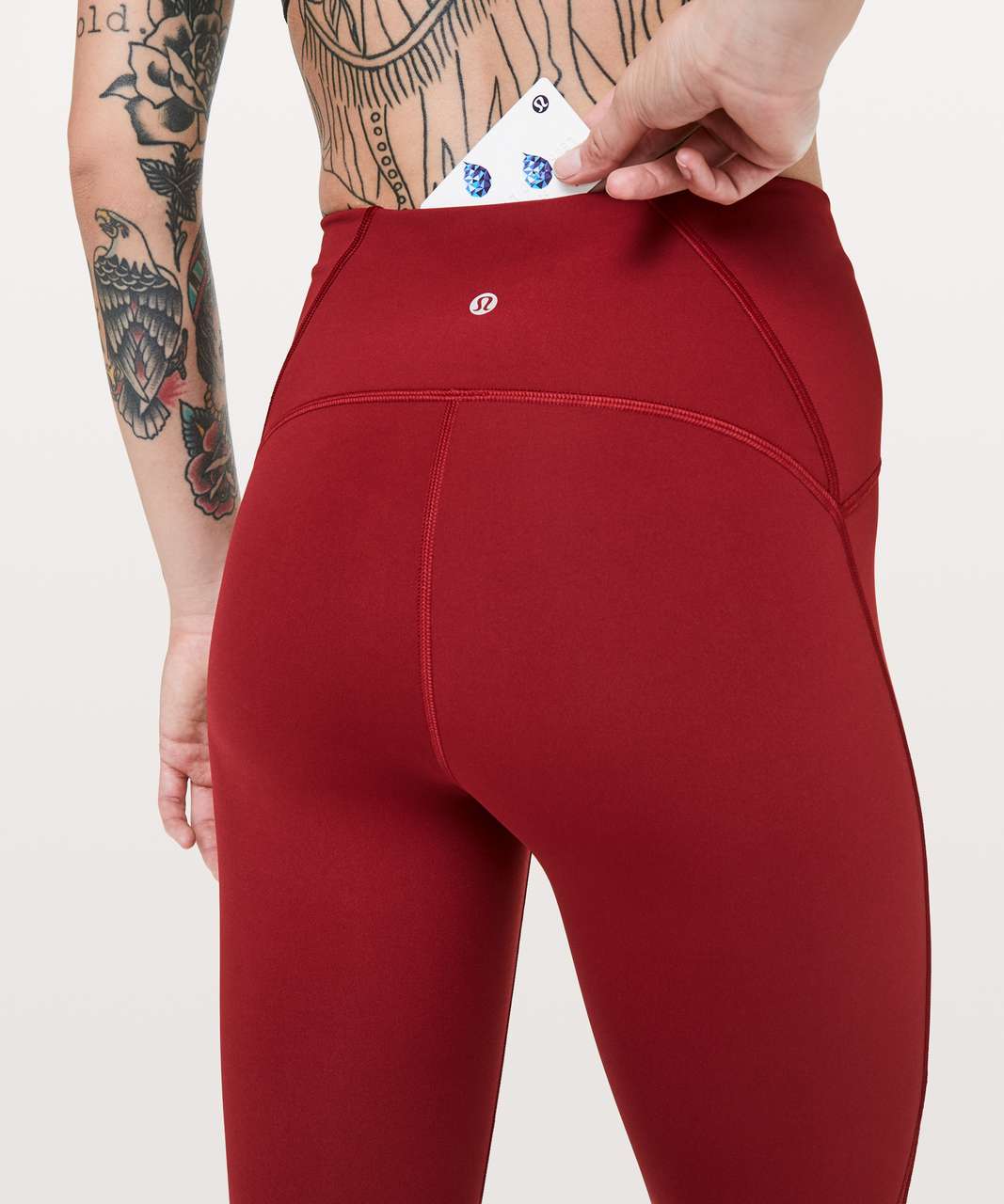 Lululemon Train Times 7/8 Pant *25" - Dark Sport Red