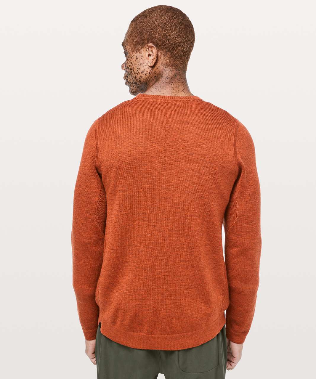 Lululemon Alpine Air Crew - Heathered Saffron