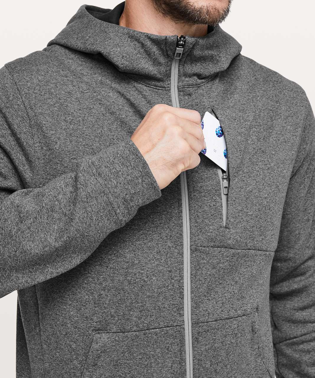 Lululemon City Sweat Zip Hoodie *Thermo - Heathered Nautical Navy