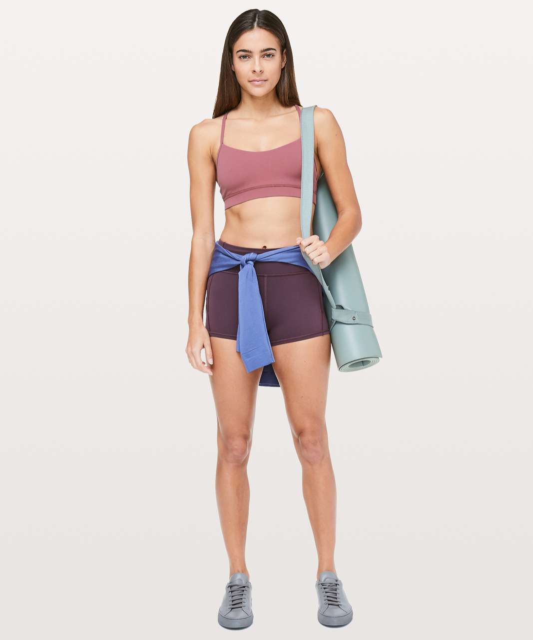 Lululemon Flow Y Bra *Nulu - Misty Merlot