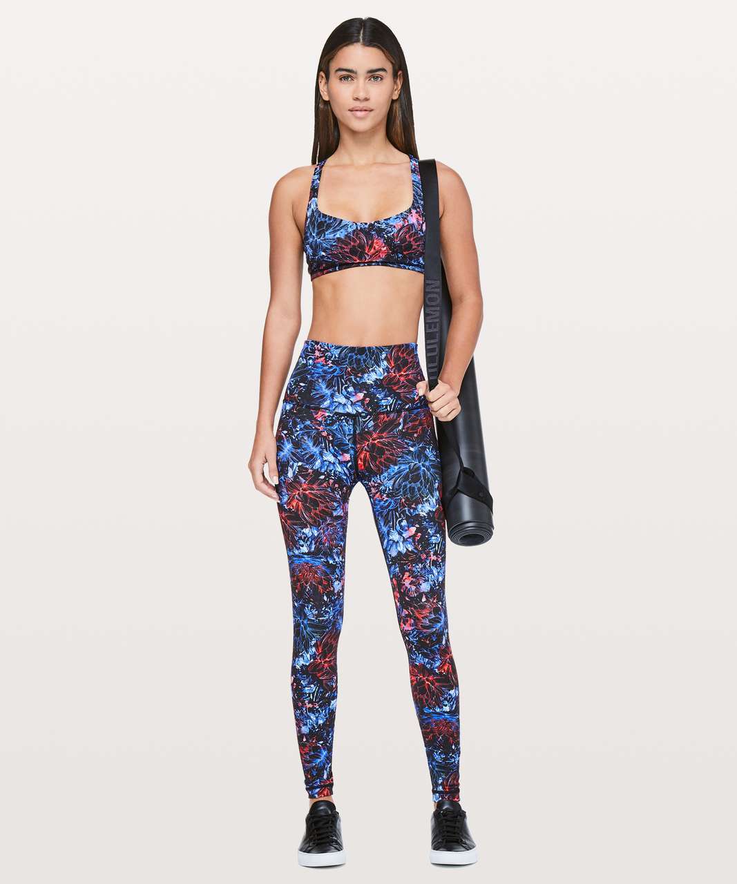 Lululemon Free To Be Bra - Formation Camo Deep Coal Multi - lulu fanatics