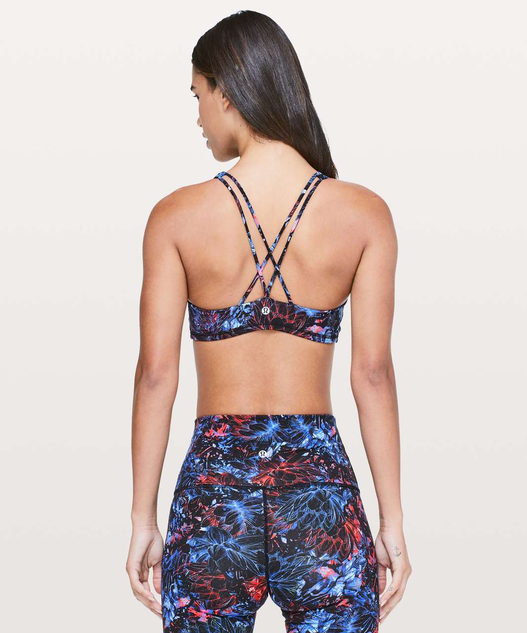 Lululemon Free To Be Bra - Neon Blossom Multi