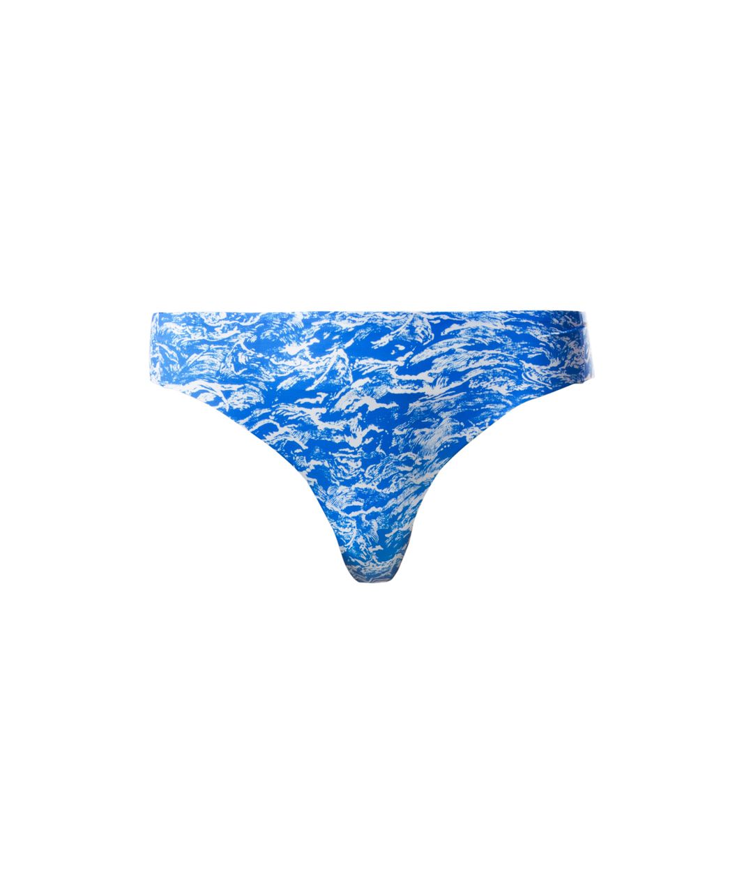 Lululemon Namastay Put Thong - Nami Wave White Pipe Dream Blue