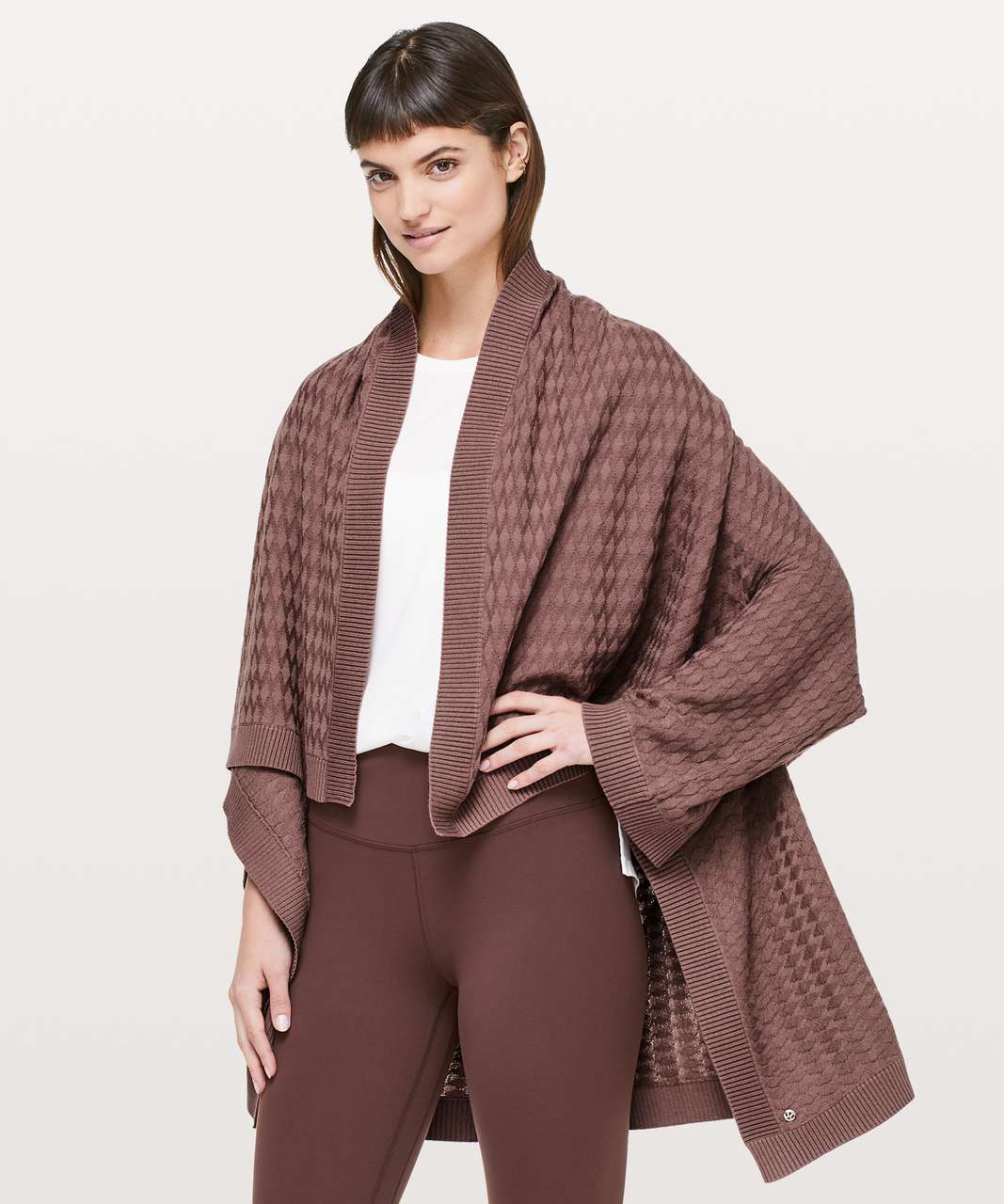 Lululemon Divinity Poncho *Woven - Spanish Oak