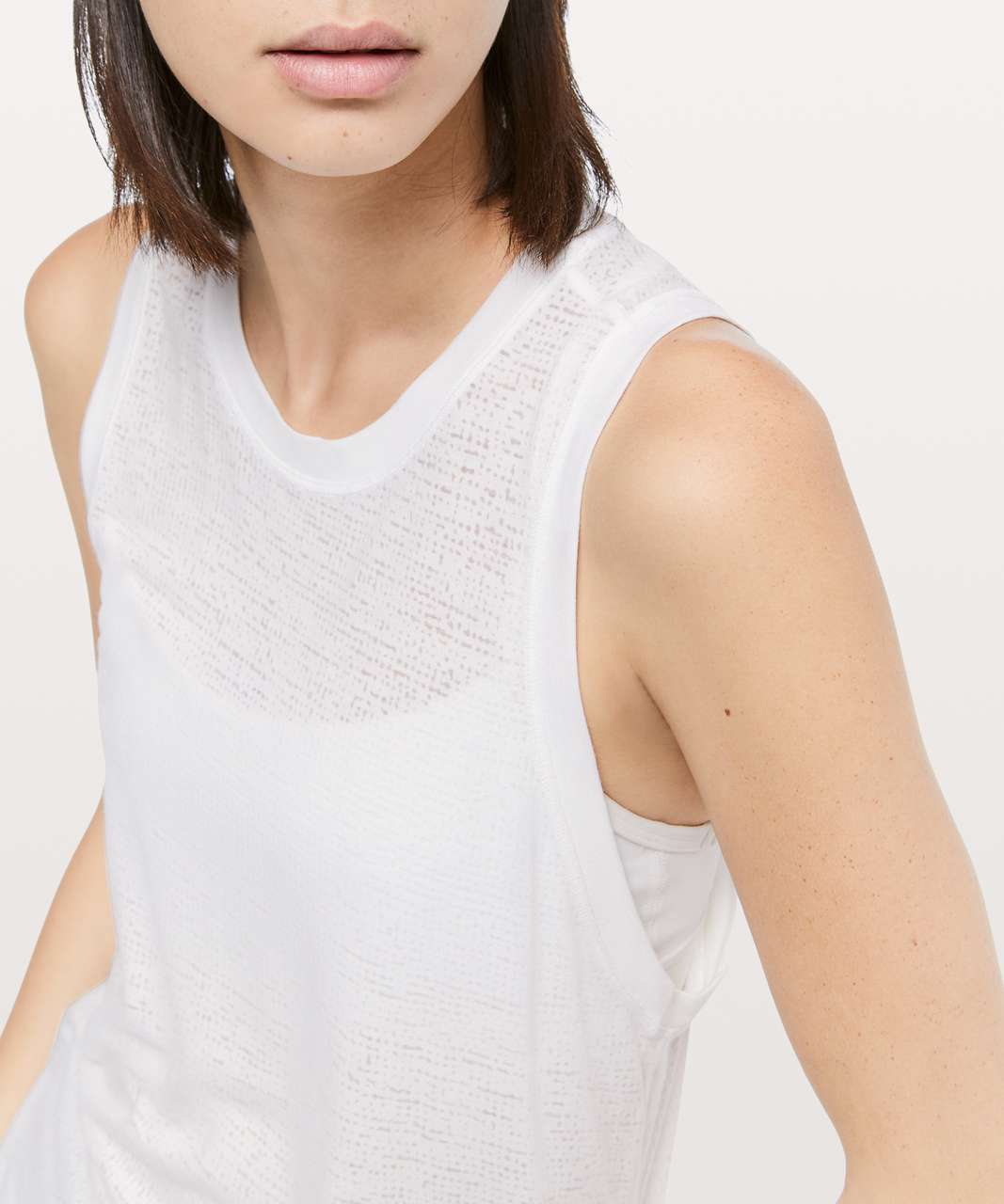 Ribbed Timeless Tank - White