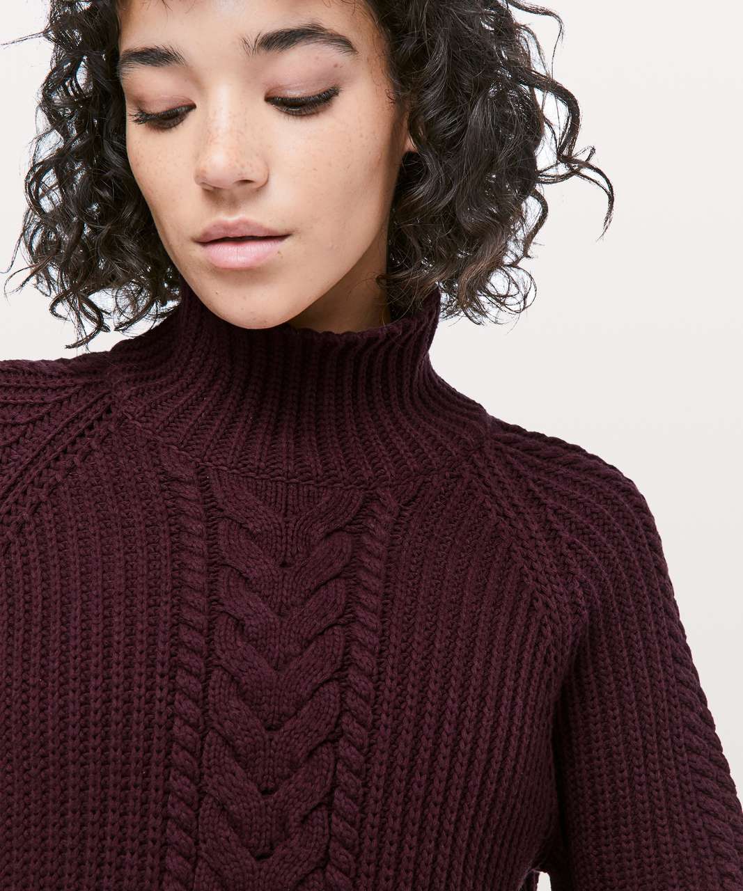 Lululemon Bring The Cozy Turtleneck - Dark Adobe - lulu fanatics