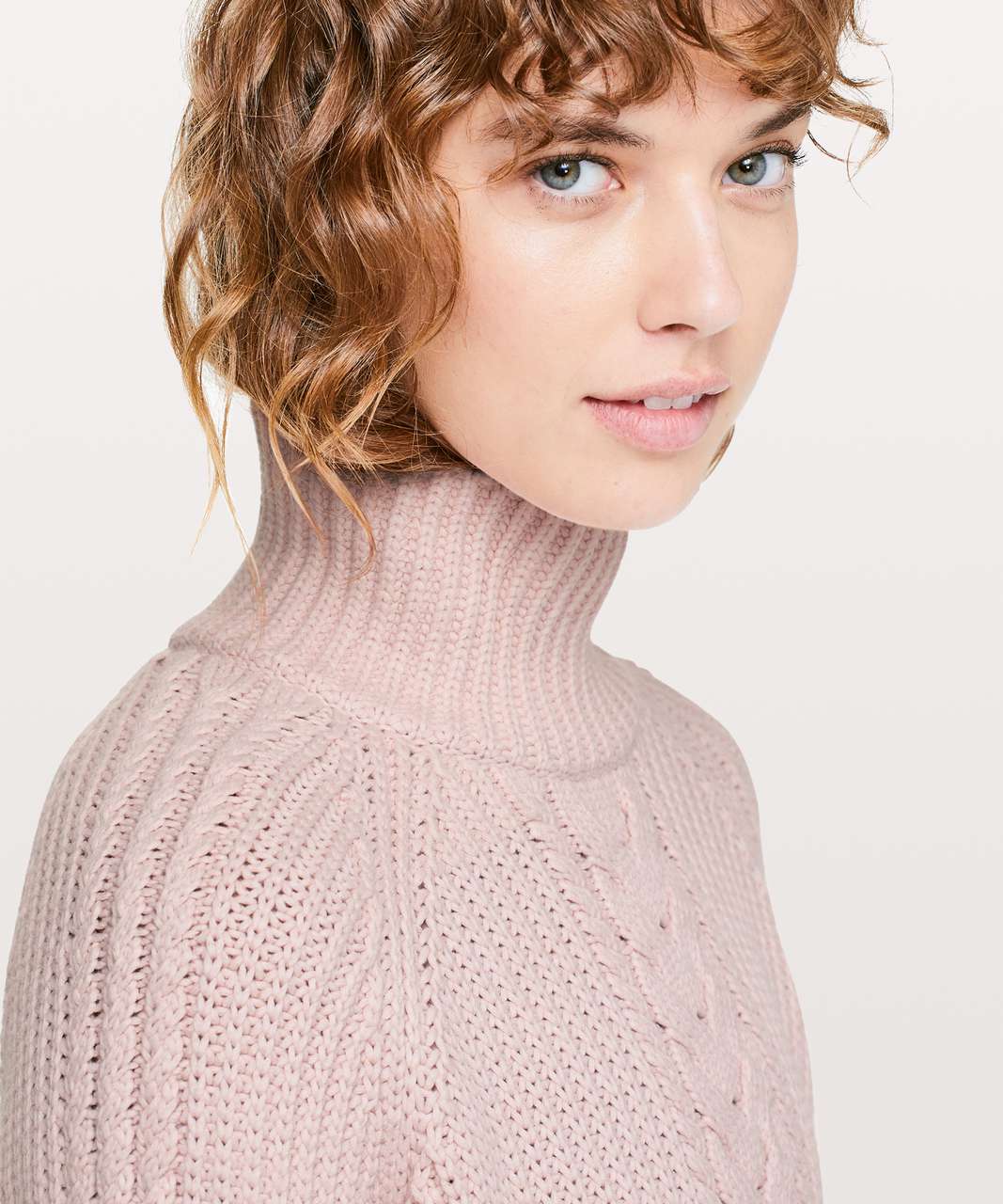 Lululemon Bring The Cozy Turtleneck - Misty Pink