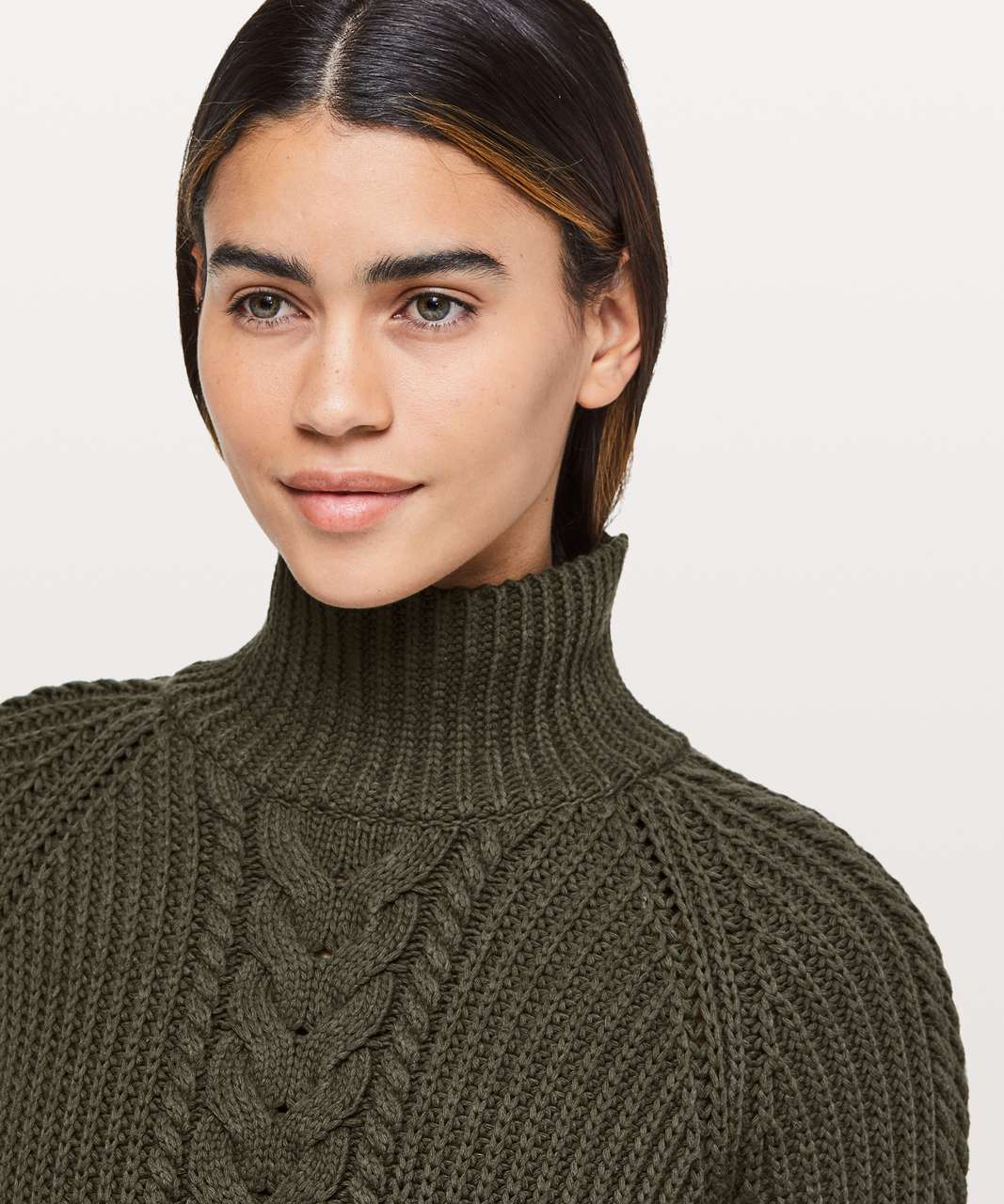 Lululemon Bring The Cozy Turtleneck - Dark Olive