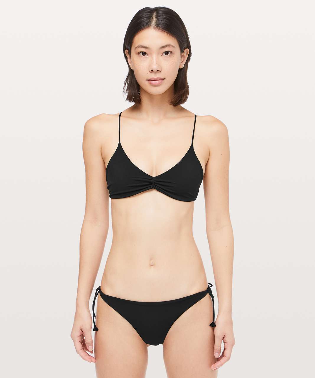 Lululemon Sun Soaker Bikini Top - Black - lulu fanatics