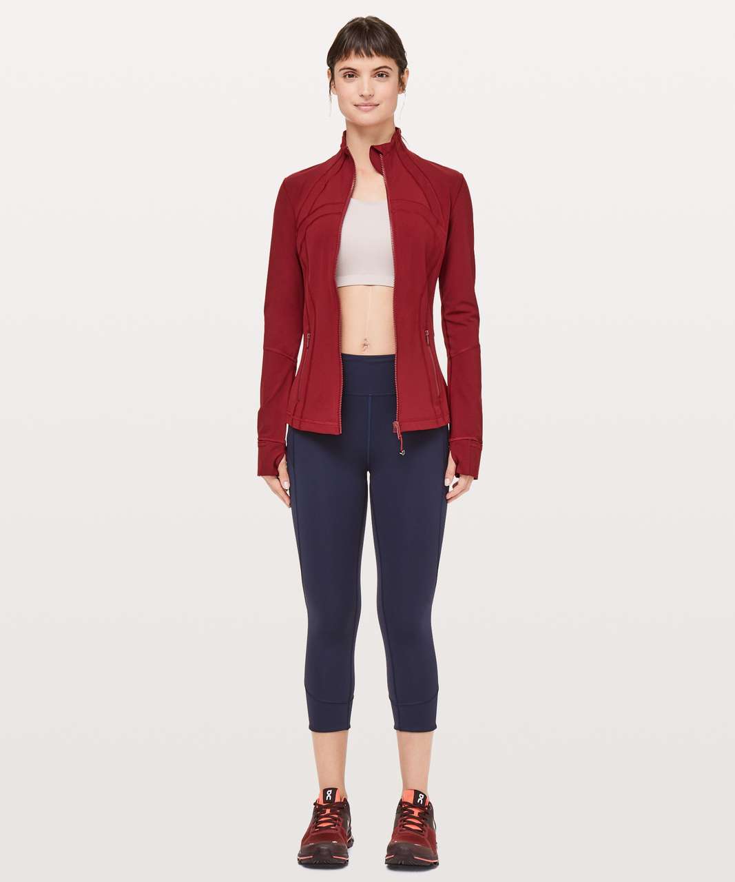 Lululemon Define Jacket *Full-On Luxtreme - Dark Sport Red
