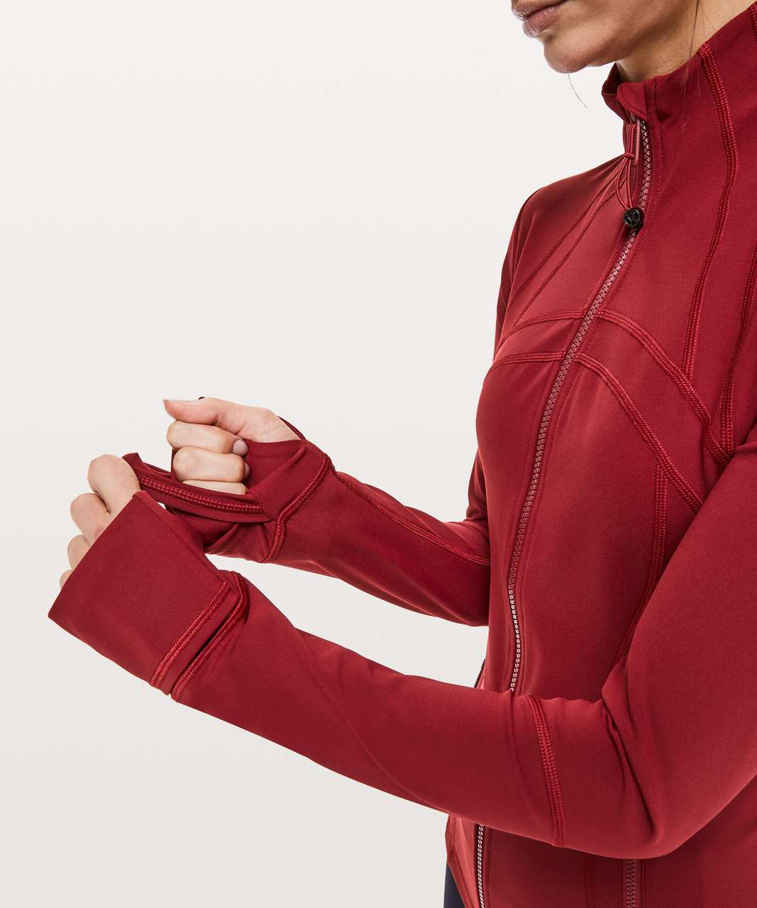 strongly reduced Lululemon Define Jacket in Dark Red