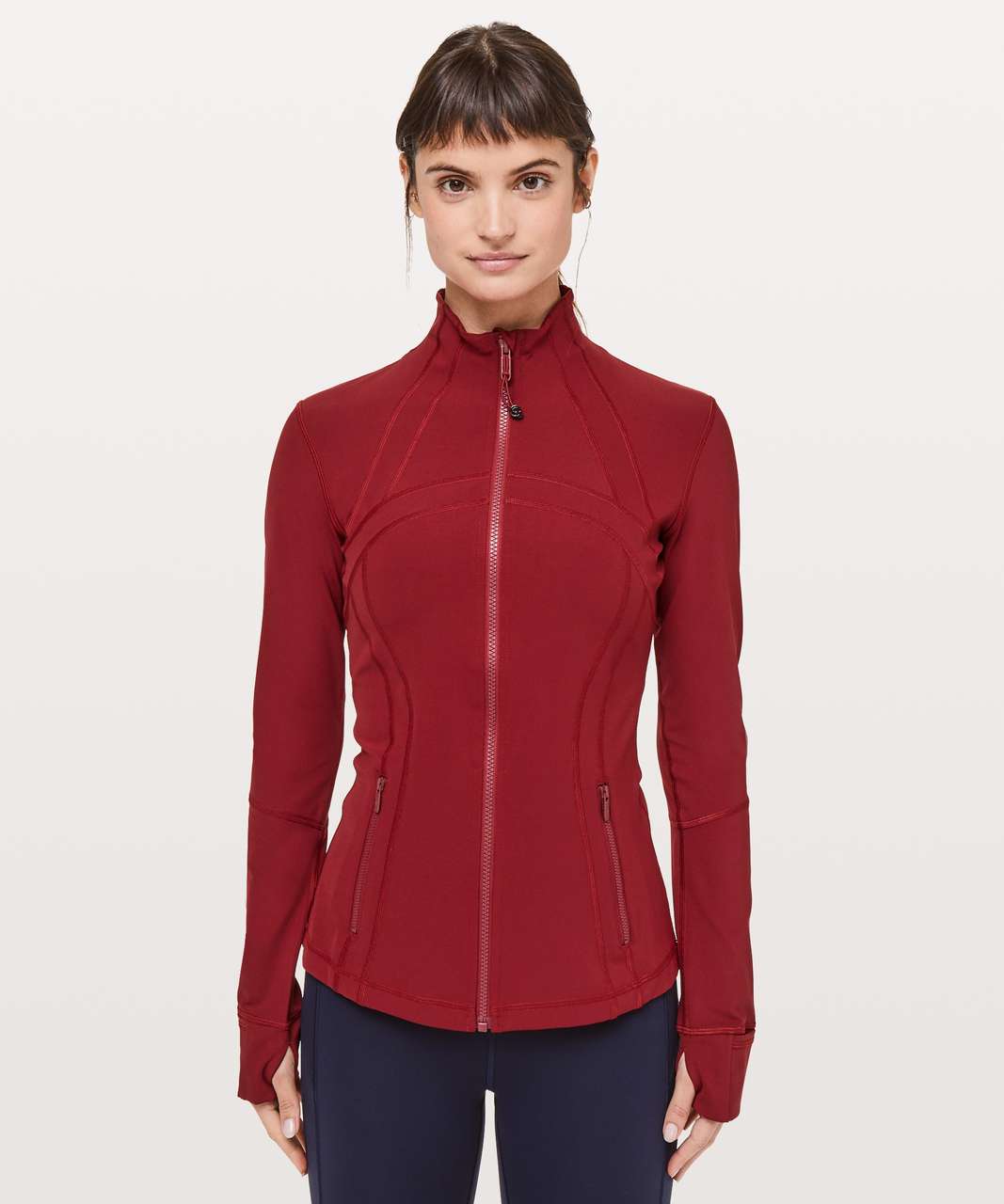 NWT lululemon define jacket luon size 6 color Red Merlot