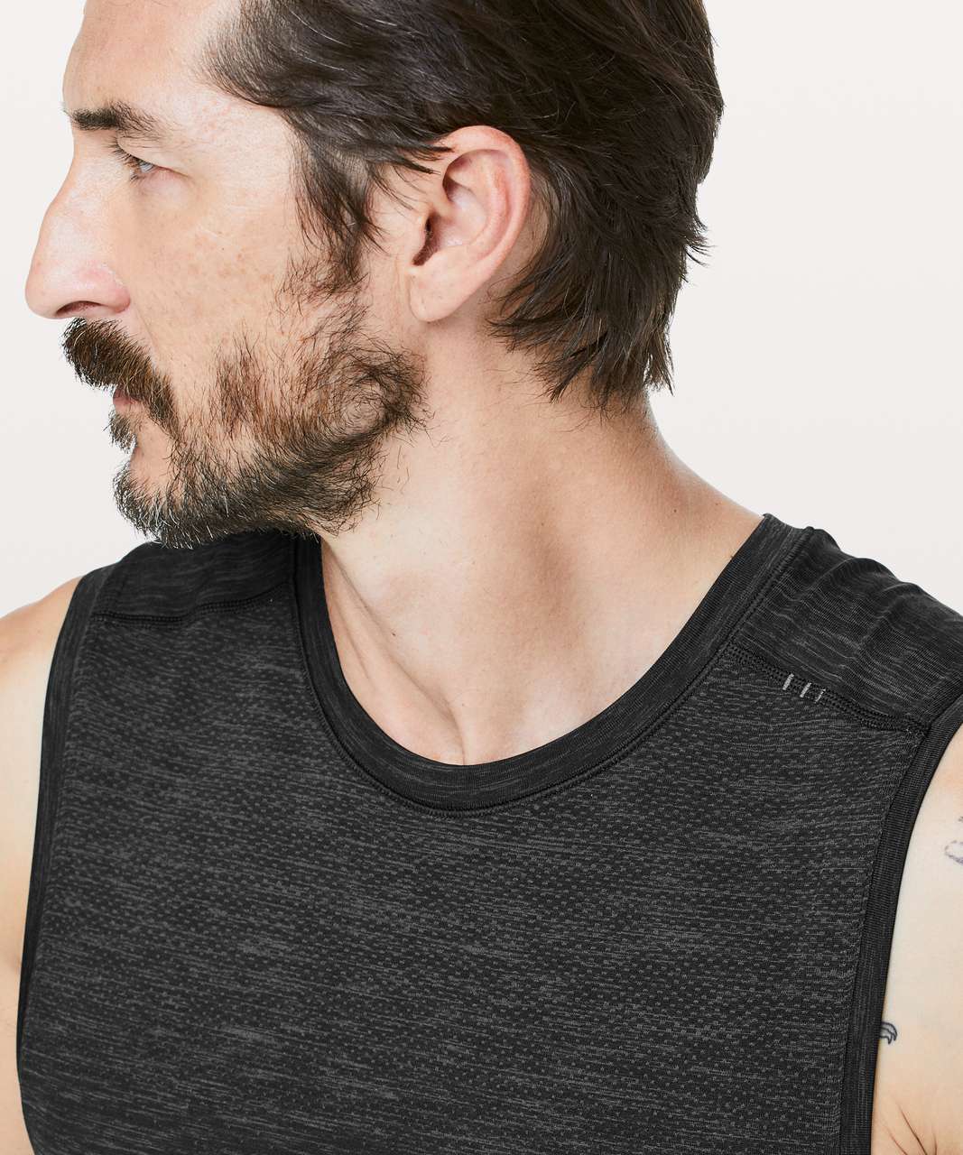 Lululemon Metal Vent Tech Muscle Tank - Deep Coal / Black