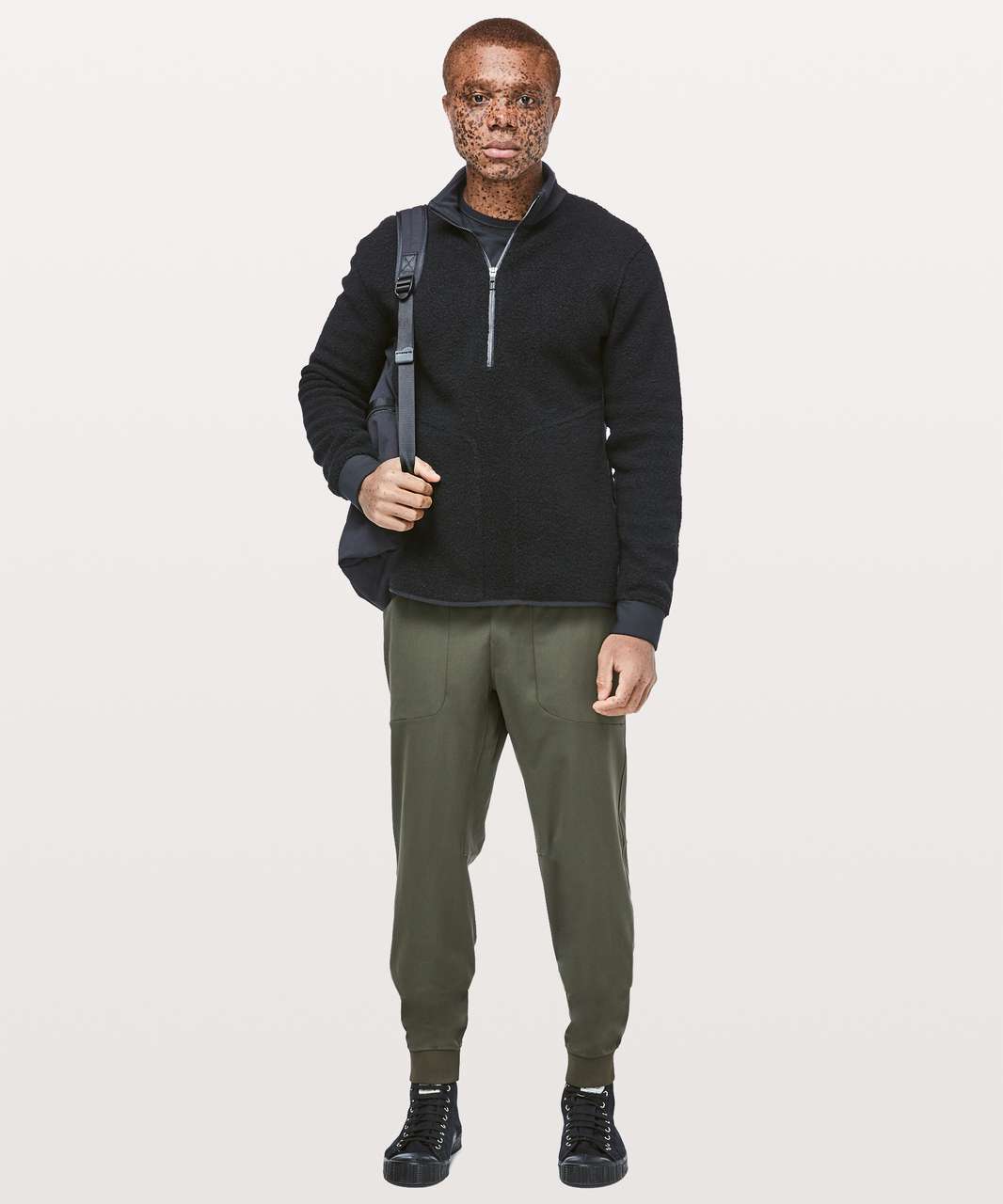 Lululemon Tundra Trek 1/2 Zip - Black / Black