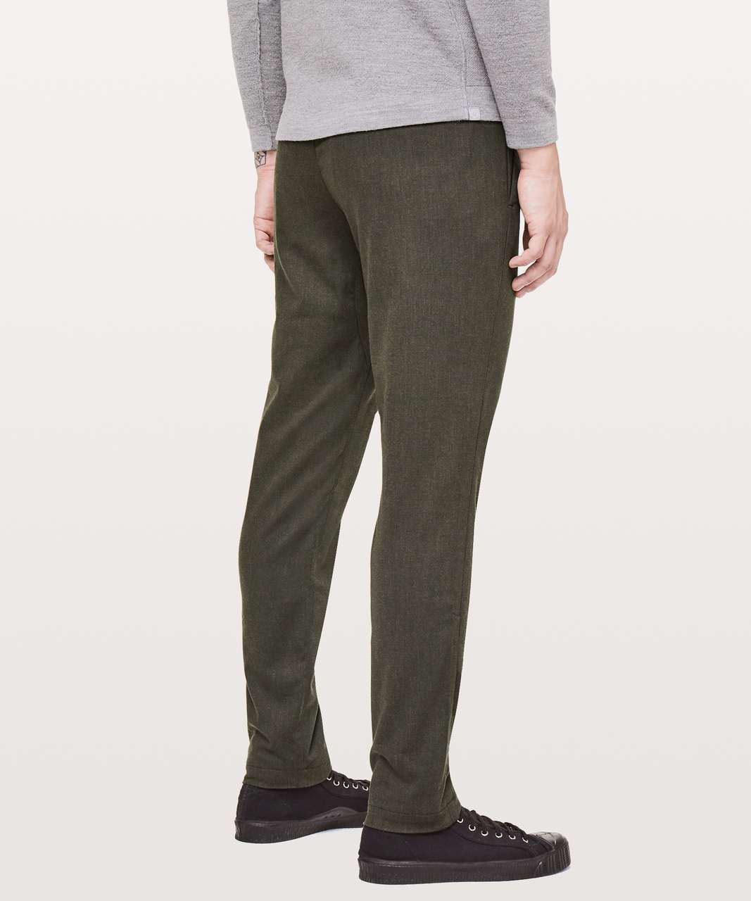 Lululemon Commission Pant Slim *Wool 34" - Heathered Dark Olive