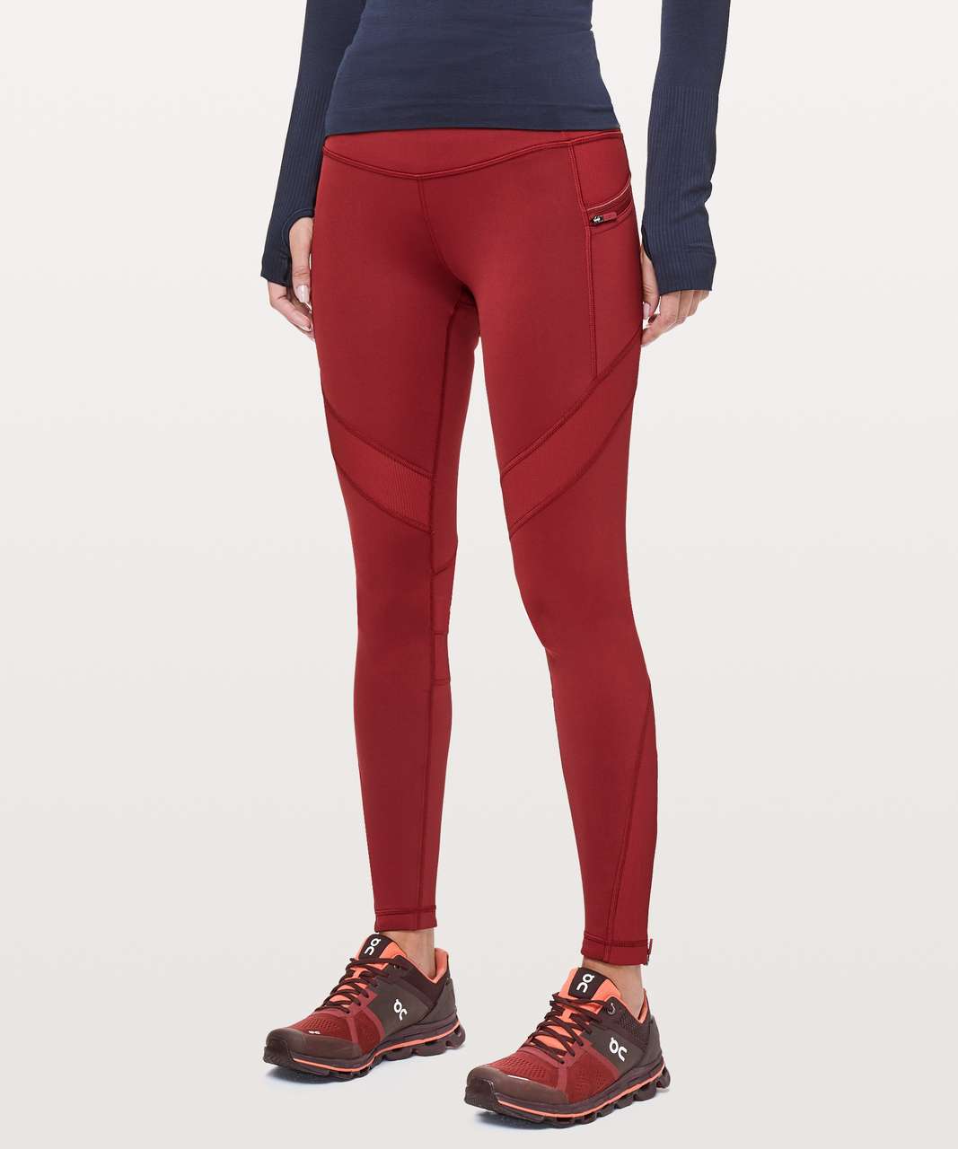 Lululemon Keep The Fleece Tight *28" - Dark Sport Red