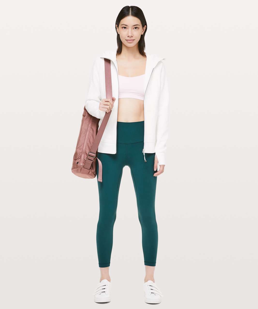 Lulu Tailored Pant in Emerald, Leina & Fleur