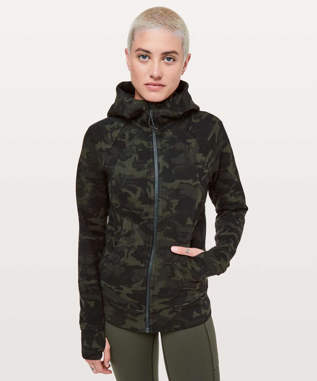 Lululemon Athletica Scuba Hoodie (Incognito Camo Multi Gator Green,2): Buy  Online at Best Price in UAE 