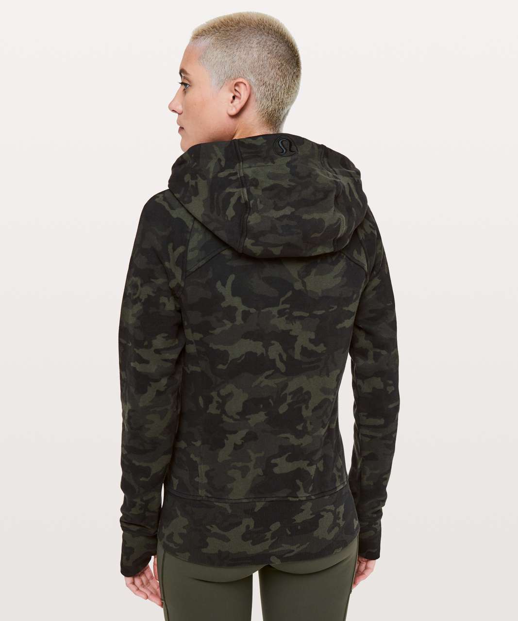 Lululemon Scuba Hoodie *Light Cotton Fleece - Incognito Camo Multi Gator Green