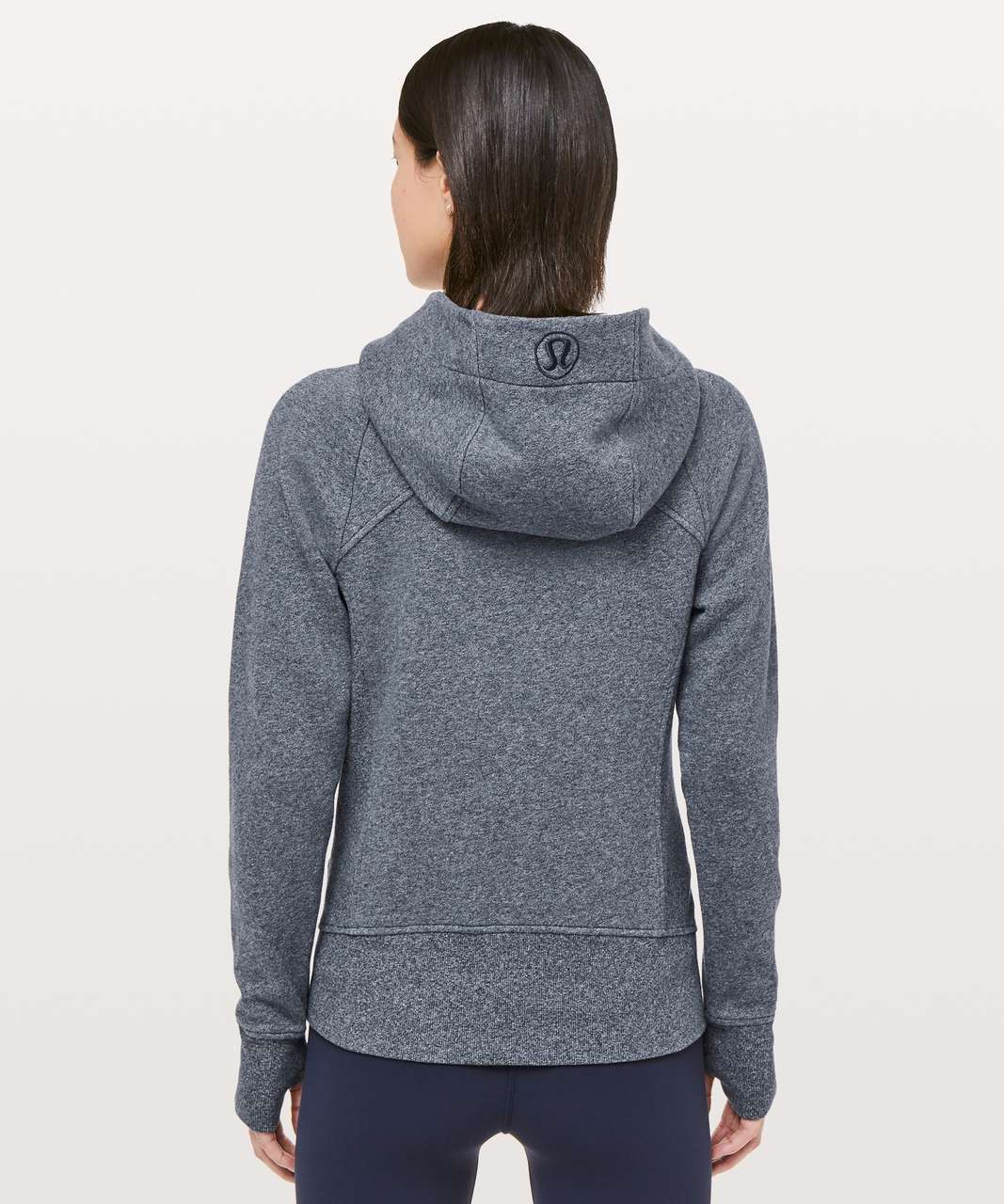 Lululemon Scuba Hoodie *Light Cotton Fleece - Heathered Speckled True Navy  - lulu fanatics