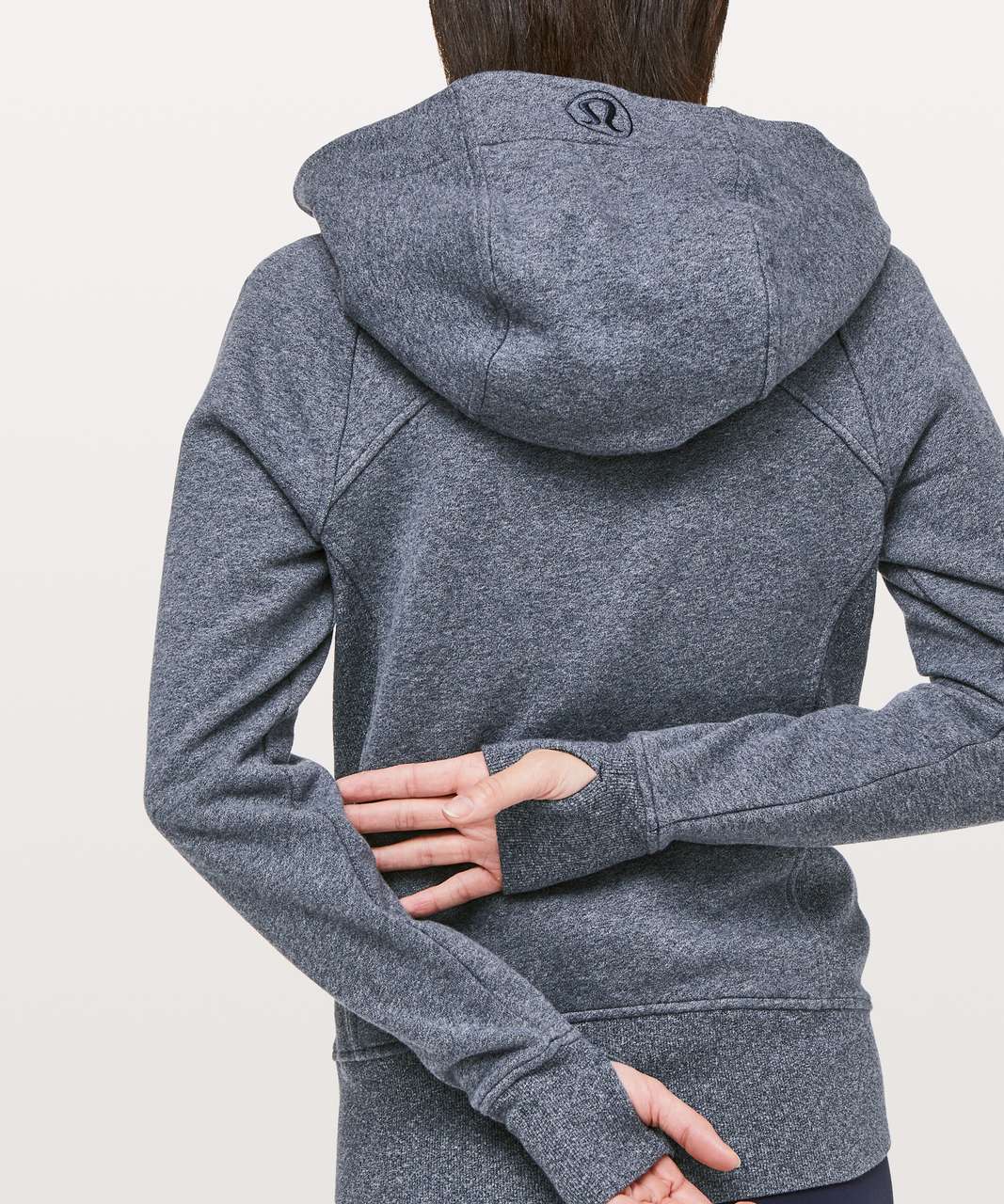 Lululemon Scuba Hoodie *Light Cotton Fleece - Heathered Speckled True Navy  - lulu fanatics