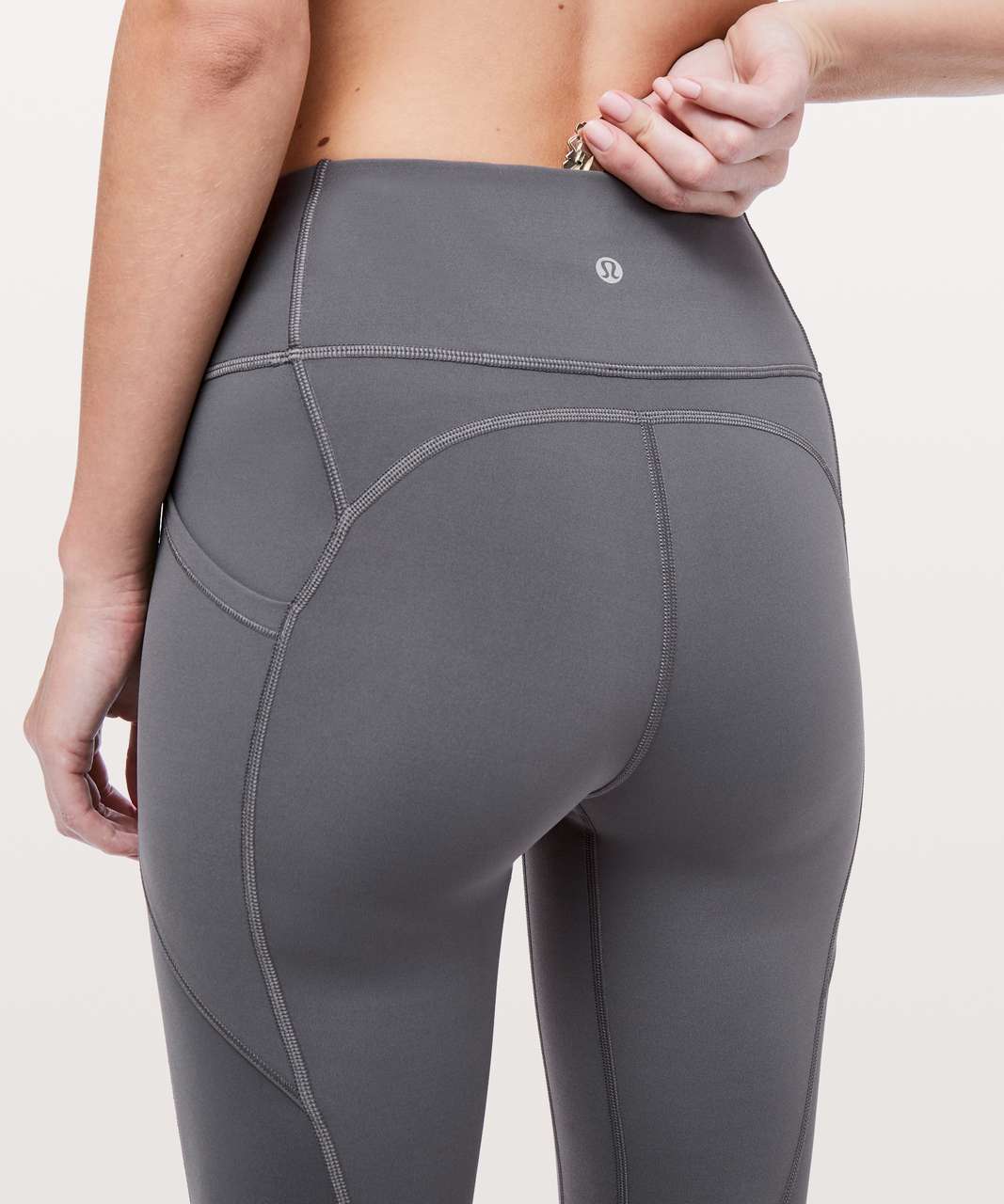 Lululemon All The Right Places Crop II *23" - Titanium