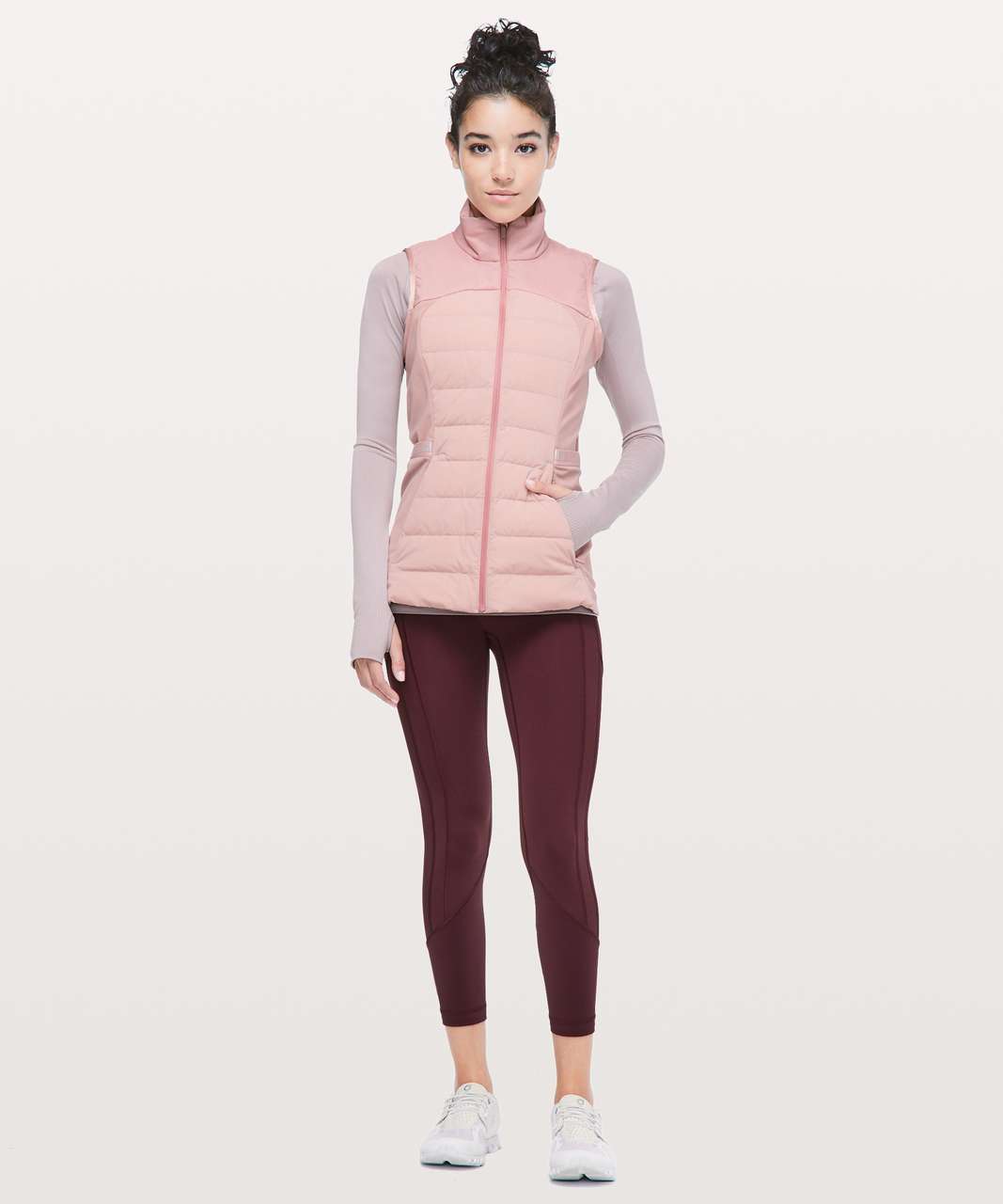 Lululemon Down For It All Vest - Misty Rose